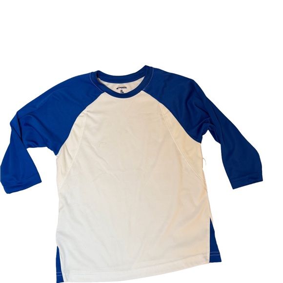 Other - Champro Blue and White Raglan Shirt